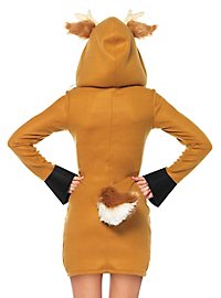 Deer hoodie dress