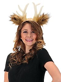 Deer horns on hairband