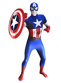 Déguisement combinaison Captain America Digital Morphsuit