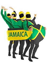 Déguisement combinaison de bobeur jamaïcain