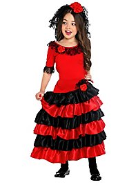 Déguisement de danseuse de flamenco pour enfants