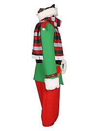 Déguisement de fête de l'elfe de Noël