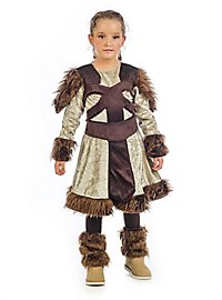 Déguisement de petite guerrière viking pour enfants