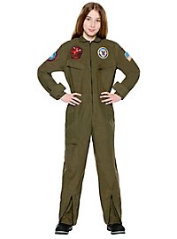 Déguisement de pilote de chasse US Navy Top Gun pour enfants