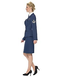 Déguisement de pilote de l'armée de l'air rétro pour femme
