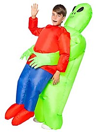 Déguisement gonflable Enlèvement extraterrestre pour enfants