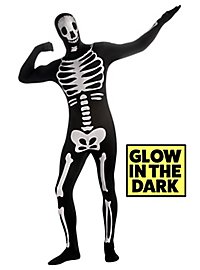 Déguisement intégral de squelette Glow in the Dark