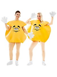 Déguisement jaune de bonbon au chocolat