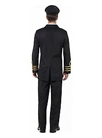 Déguisement noir d'officier de marine