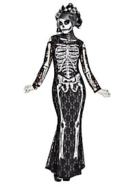 Déguisement robe de squelette de La Mort