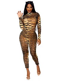 Déguisement sexy catsuit tigre