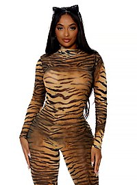 Déguisement sexy catsuit tigre