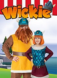 Costume Wickie pour enfants avec perruque et casque