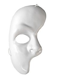 Demi-masque blanc pour adultes