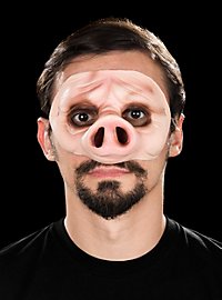 Demi-masque de Piggy en latex