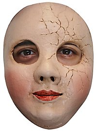 Demi-masque de poupée cassée