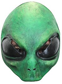 Demi-masque vert Alien pour enfants