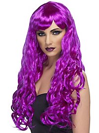 Desire longhair wig purple