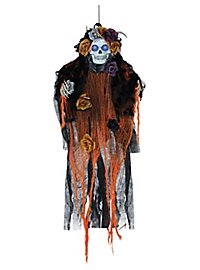 Dia De Los Muertos Ghost - Hanging Figure With Light And Sound