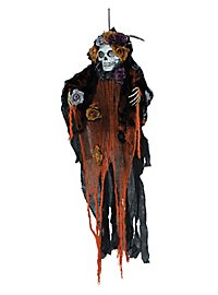 Dia De Los Muertos Ghost - Hanging Figure With Light And Sound