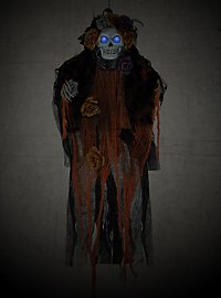 Dia De Los Muertos Ghost - Hanging Figure With Light And Sound