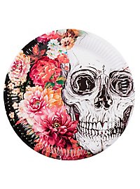 Dia De Los Muertos Paptallerkener 10 Stk