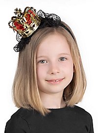 Diadema con corona dorata per bambini