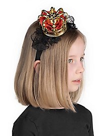 Diadema con corona dorata per bambini