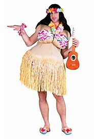 Dickes Hula Girl Kostüm