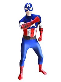 Digital Morphsuit Captain America Volledig Lichaamskostuum