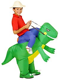 Dino-Reiter Aufblasbares Kinderkostüm
