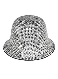 Disco Ball Hat silver