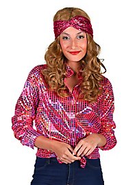 Disco-bluse pink