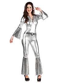 Disco Diva silver Costume