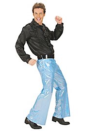 Disco Glitter Men's Trousers light blue