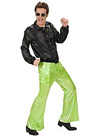Disco Glitter pantalon pour hommes vert clair