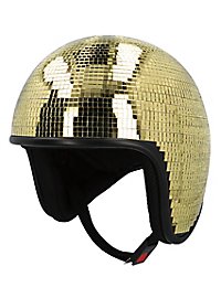 Disco-hjelm guld