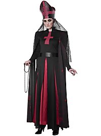 DUOLAM Disfraz De Diablo Para Mujer – Capa Roja Con Tridente, Diadema De Cuernos Y Cuello Alto, Perfecto Para Carnaval, Halloween Y Fiestas Temáticas