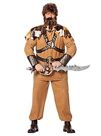 Disfraz Completo De Vikingo Bárbaro Para Hombre, Color Marrón, 100% Poliéster, Marca Dressforfun, Lavable, Talla Adulto