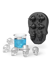 Dødningehoveder Silikonform Til Isterninger, Chokolade Og Bagning 6-Fold