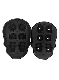 Dødningehoveder Silikonform Til Isterninger, Chokolade Og Bagning 6-Fold