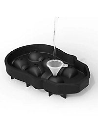 Dødningehoveder Silikonform Til Isterninger, Chokolade Og Bagning 6-Fold