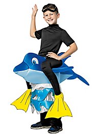 Dolphin riding costume for children