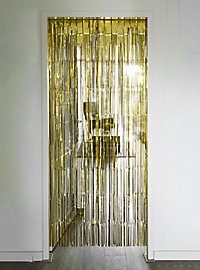 Door curtain gold metallic
