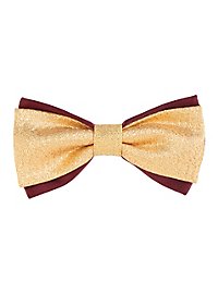 Doppelte Fliege in bordeaux-gold