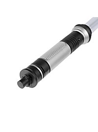 Double blade connector for lightsaber with lightsaber sound effects