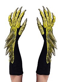 Dragon claws gloves green