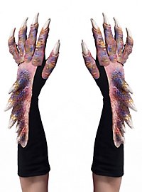 Dragon claws gloves pink
