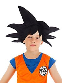 Dragonball Z Son-Goku Perücke für Kinder schwarz