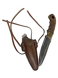 Driving knife - Iron Fortress with leather sheath